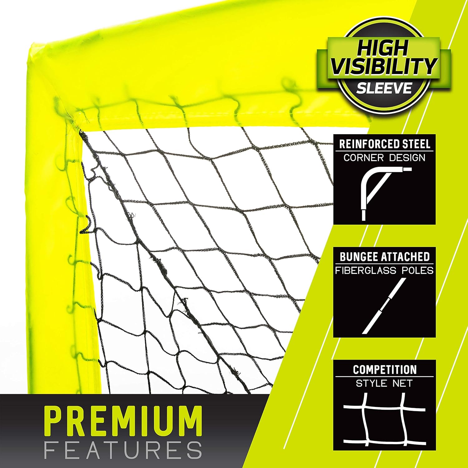 Franklin Sports Blackhawk Portable Pop-Up Soccer Goal Folding Net