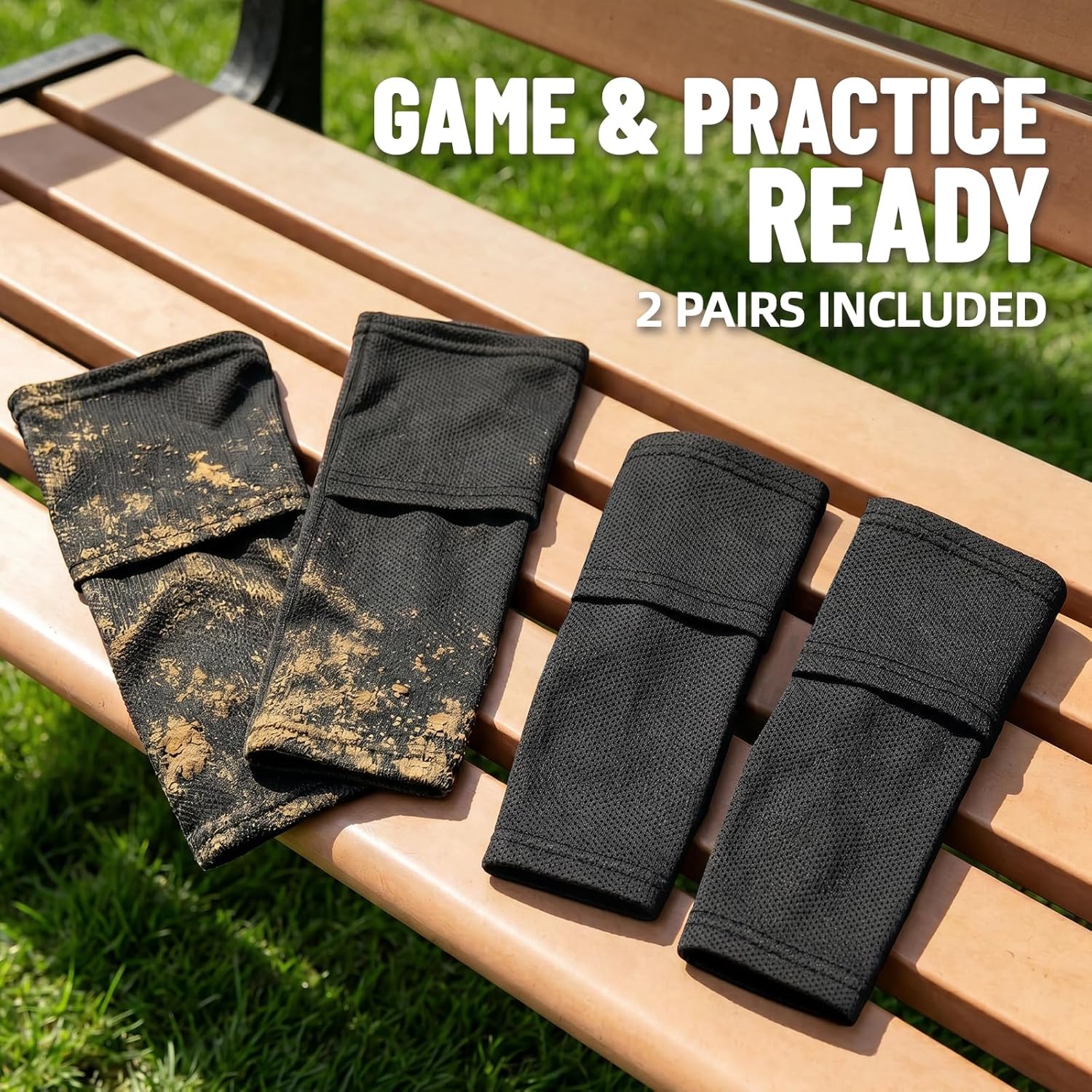 Mirchro Kids Soccer Shin Guard Sleeves Youth Compression Holders