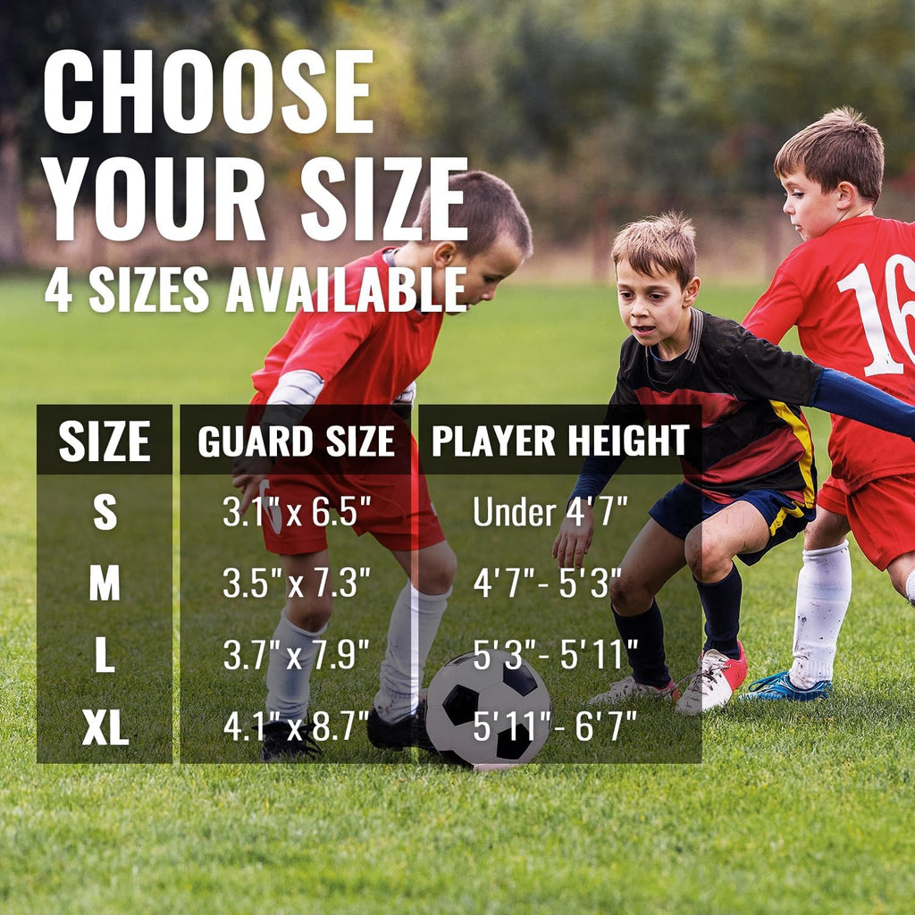 Northdeer Soccer Shin Guards with Sleeves Optimized Insert Pocket