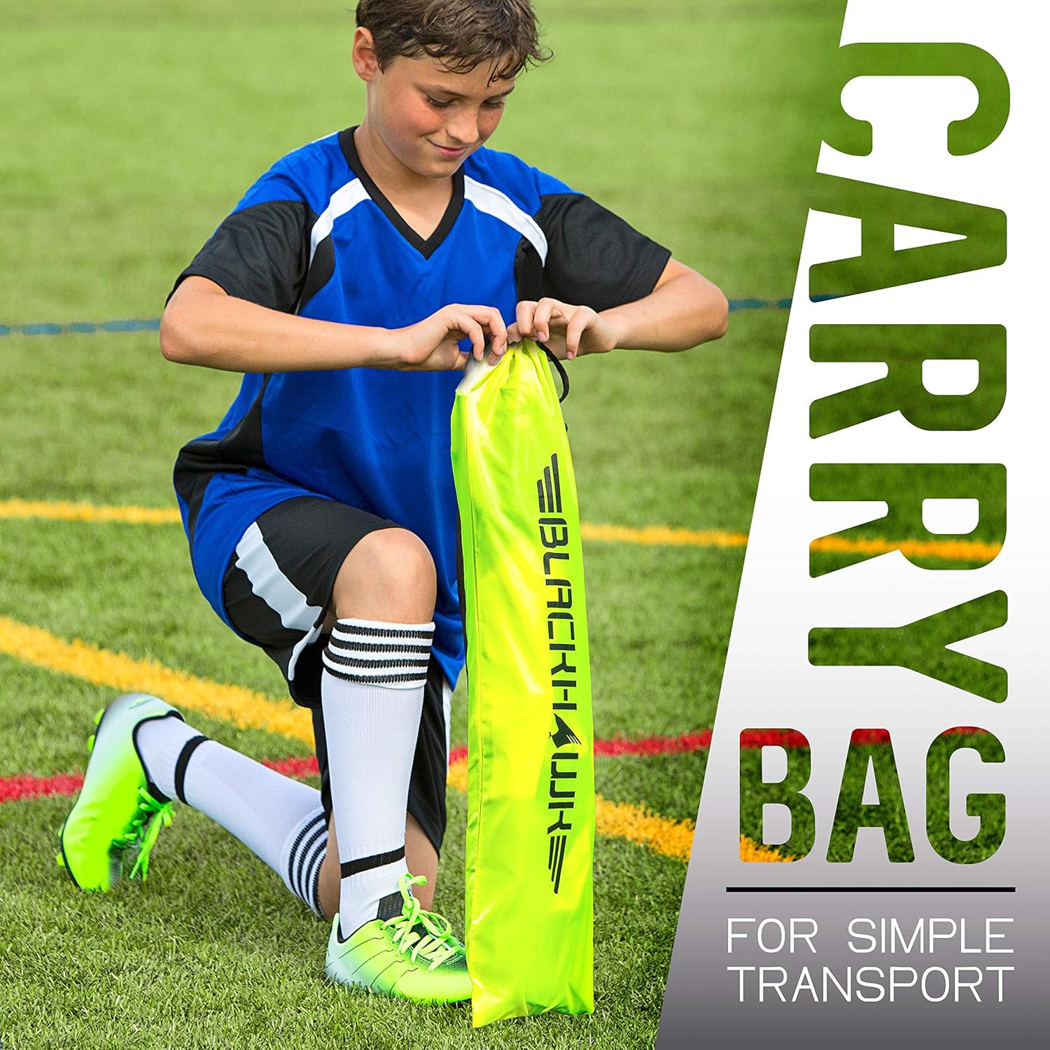 Franklin Sports Blackhawk Portable Pop-Up Soccer Goal Folding Net