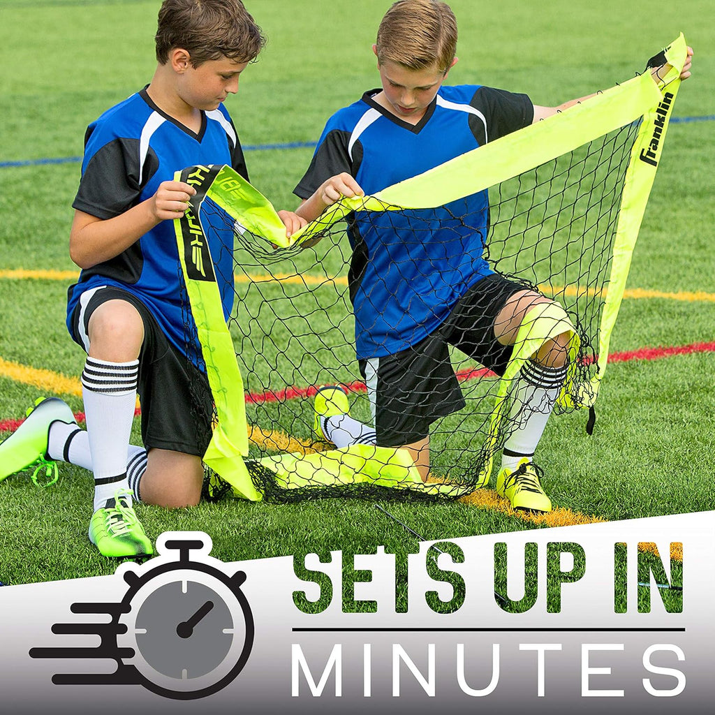 Franklin Sports Blackhawk Portable Pop-Up Soccer Goal Folding Net