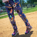 "Gold Mettle" Sports Leggings with Pockets